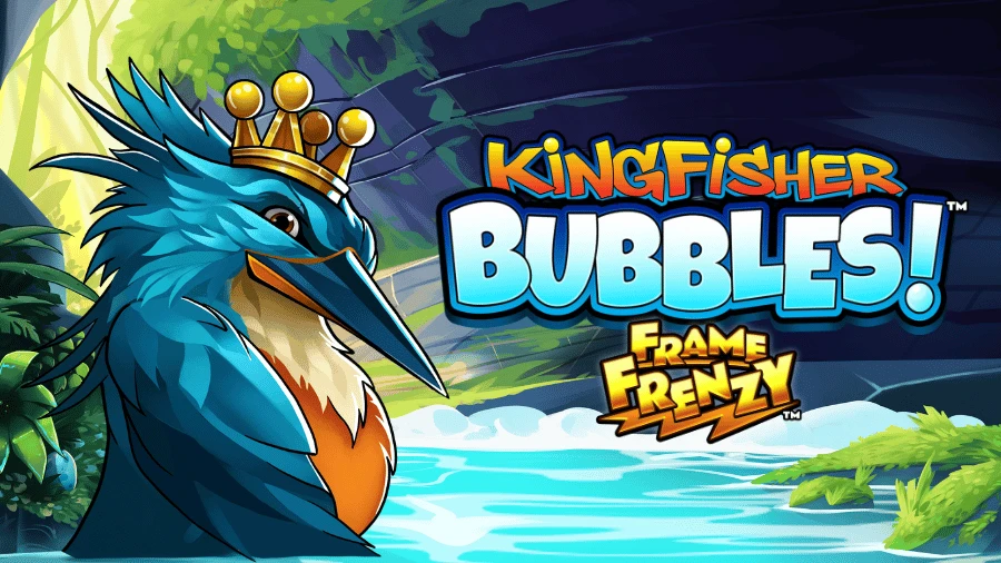 Kingfisher Bubbles Frame Frenzy slot by Wishbone